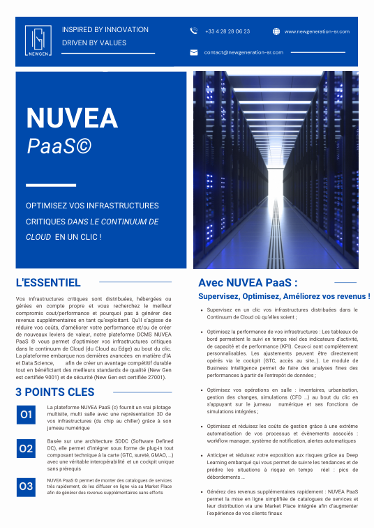 Brochure Nuvea PaaS